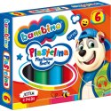 Plastelina 6 kol. BAMBINO mix St.Majewski