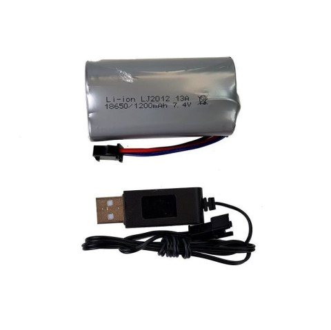 Samochód Terenowe Zdalnie Sterowane 4x4 Amortyzatory 2.4G Niebieski Lean (9086)