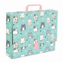 Teczka kartonowa na zatrzask Charming Cats A4 różne [mm:] 330x90 Unipap