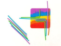 Układanka silikonowa antystresowa, z paskami do tworzenia kształtów Adar (614543)