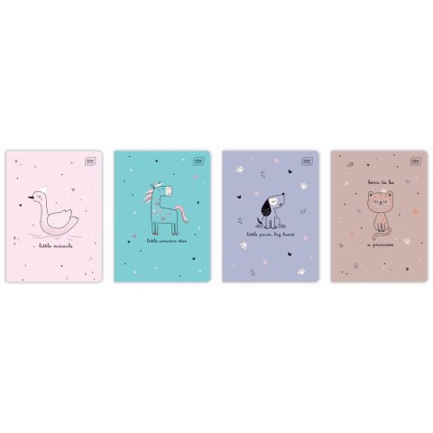 Zeszyt PICCOLO A5 16k. 70g linia kolor Interdruk