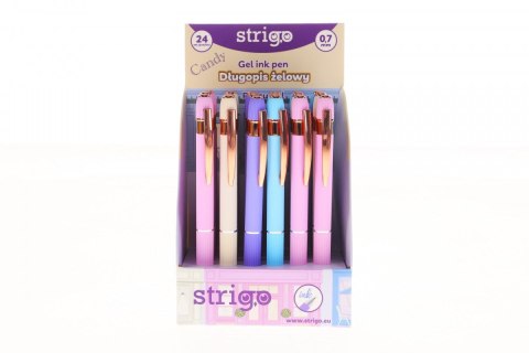 Długopis żelowy niebieski 0,3mm Strigo (SSC388) Długopis żelowy niebieski 0,3mm Strigo (SSC388)