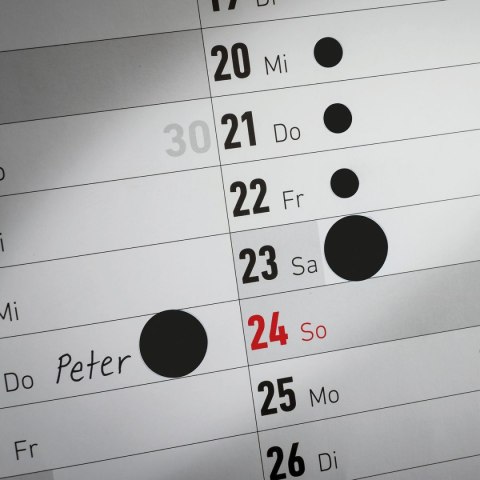 Etykieta do oznaczania kropki 8mm CZARNY [mm:] 8 Zweckform (3009)