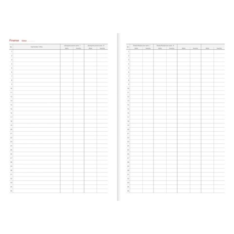 Kalendarz biurkowy CZARNY VIVELLA B5 B5 Wydawnictwo Wokół Nas (A5TO66B-)