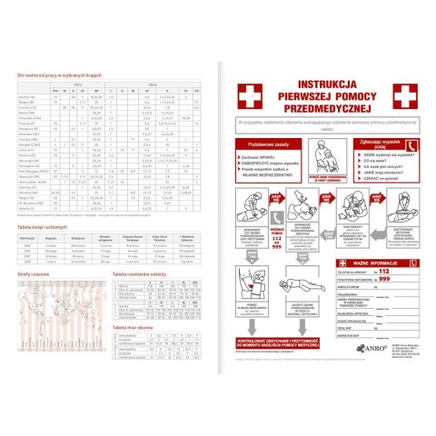 Kalendarz biurkowy CZARNY VIVELLA B5 B5 Wydawnictwo Wokół Nas (A5TO66B-)