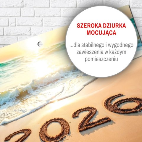 Kalendarz ścienny PLAŻA 310mm x 790mm Press