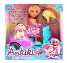 Lalka na skuterze z pieskiem Lean (24477)