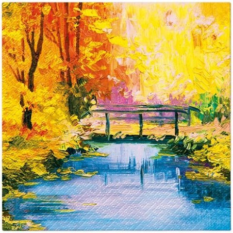 Serwetki Lunch mix bibuła [mm:] 330x330 Paw (SDL237400)