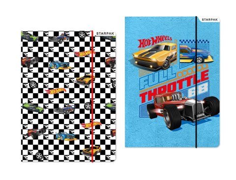 Teczka kartonowa na gumkę Hot Wheels A4 mix Starpak (553851)
