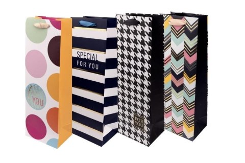 Torba prezentowa mix wzorów [mm:] 120x350x 95 Beniamin (4864)