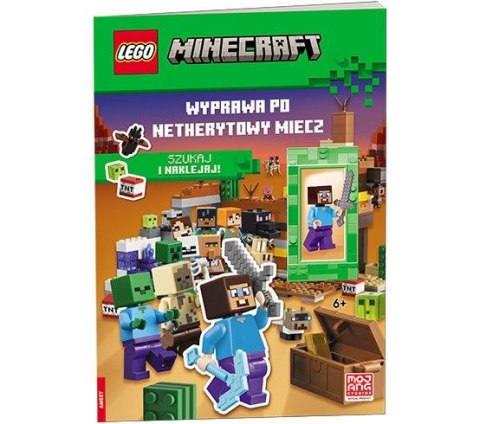 Książka dla dzieci LEGO® Minecraft®. Wyprawa po netherytowy miecz Ameet (MSF 5201) Książka dla dzieci LEGO® Minecraft®. Wyprawa po netherytowy miecz Ameet (MSF 5201)