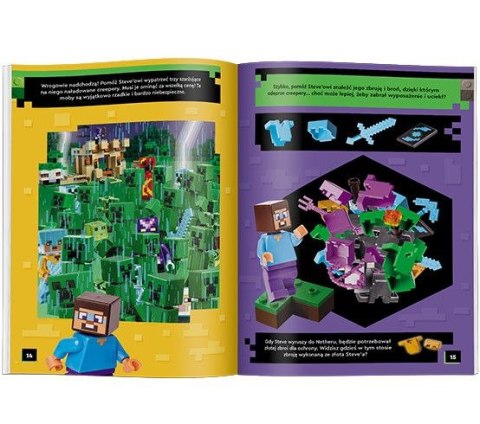 Książka dla dzieci LEGO® Minecraft®. Wyprawa po netherytowy miecz Ameet (MSF 5201) Książka dla dzieci LEGO® Minecraft®. Wyprawa po netherytowy miecz Ameet (MSF 5201)