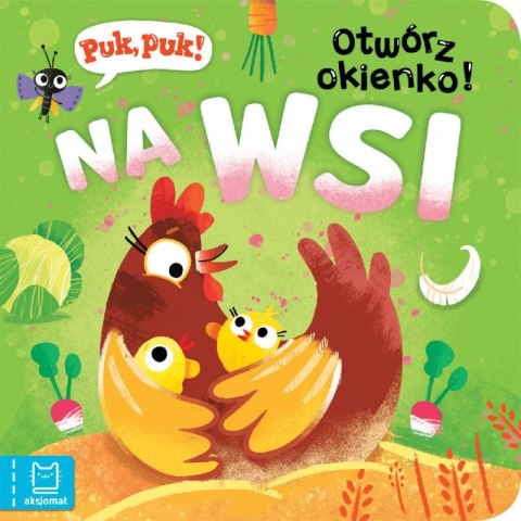 Książka dla dzieci Puk, puk! Otwórz okienko! Na wsi Książka dla dzieci Puk, puk! Otwórz okienko! Na wsi