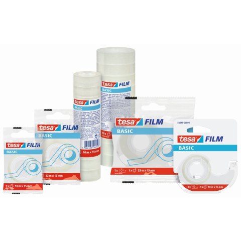 Taśma biurowa Basic 15x33 [mm x m] Tesa (58542-0000-00)