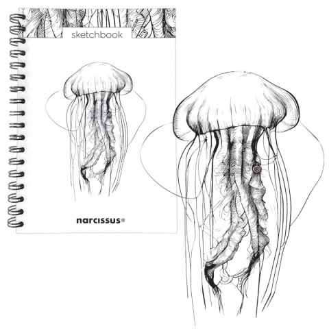 Blok artystyczny szkicownik meduza B5 120g 60k Narcissus