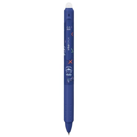 Długopis wymazywalny YUHU z gripem niebieski 0,7mm Interdruk (żelowy) Długopis wymazywalny YUHU z gripem niebieski 0,7mm Interdruk (żelowy)