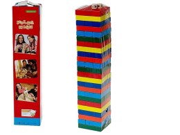 Gra logiczna wieża drewniana kolorowa Adar (609112)