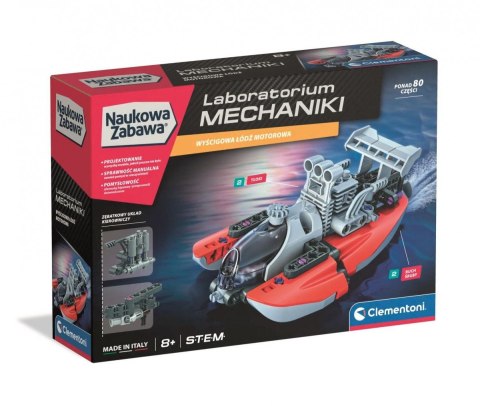 Klocki konstrukcyjne Laboratorium Mechaniki Motorówka Clementoni (CLM50247) Klocki konstrukcyjne Laboratorium Mechaniki Motorówka Clementoni (CLM50247)