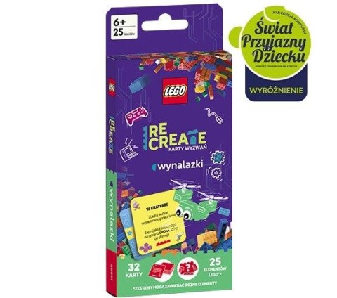 Książeczka edukacyjna LEGO® Recreate. Karty Wyzwań. Wynalazki Ameet (ACP 6608) Książeczka edukacyjna LEGO® Recreate. Karty Wyzwań. Wynalazki Ameet (ACP 6608)