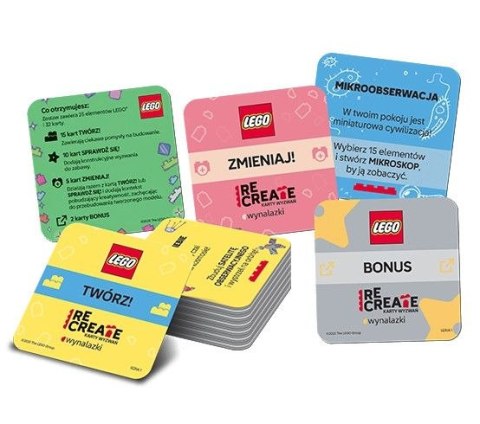 Książeczka edukacyjna LEGO® Recreate. Karty Wyzwań. Wynalazki Ameet (ACP 6608) Książeczka edukacyjna LEGO® Recreate. Karty Wyzwań. Wynalazki Ameet (ACP 6608)