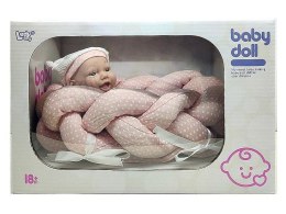 Lalka bobas z kocykiem i butelką [mm:] 250 Adar (611887)