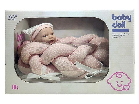 Lalka bobas z kocykiem i butelką [mm:] 250 Adar (611887)