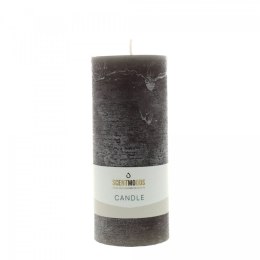 Świeca pieńkowa 6,3X15cm w kolorze Black CZARNY śr. 60mm Pavoncella (8720935401254)