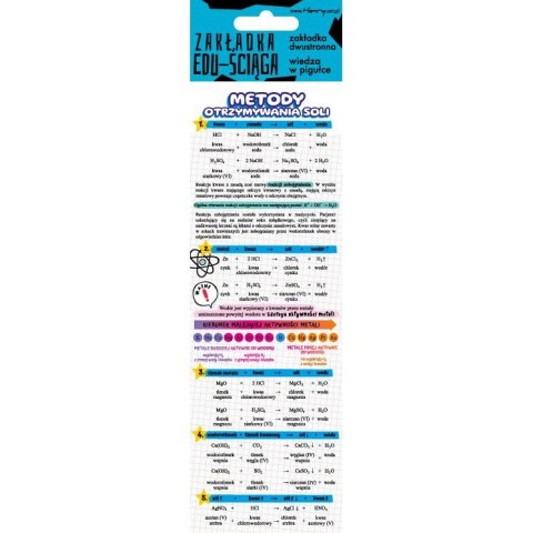 Zakładka do książki Ściąga metody otrzymywania soli Henry (5905701482832)
