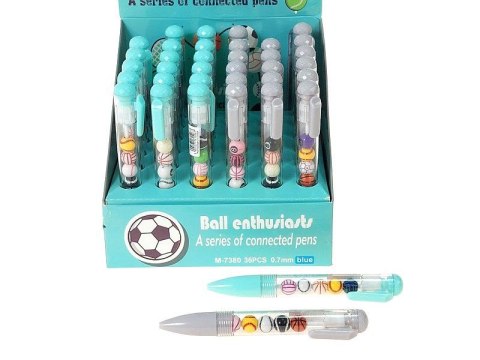 Długopis z piłkami wkład niebieski Adar (615267)