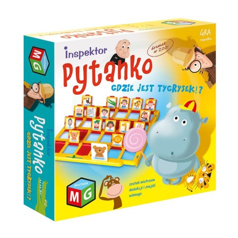 Gra edukacyjna Inspektor Pytanko Gdzie jest tygrysek ? Multigra
