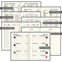 Kalendarz książkowy (terminarz) kieszonkowy A7 Press (tygodniowy)