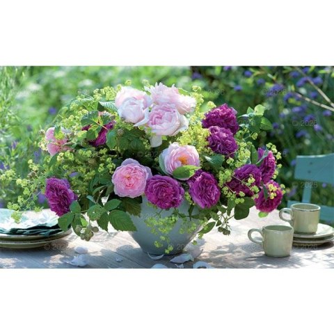 Kalendarz ścienny JEDNODZIELNY 2025 BUKIET A4 Lucrum (KJ04)