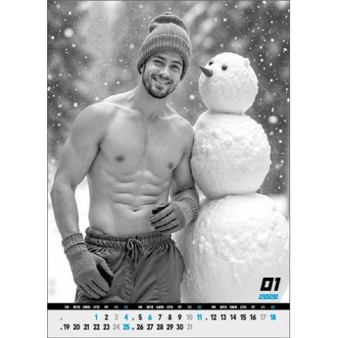 Kalendarz ścienny MEN 12 KARTKOWY 300mm x 350mm Jotan (WPK149)