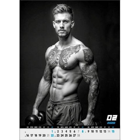 Kalendarz ścienny MEN 12 KARTKOWY 300mm x 350mm Jotan (WPK149)