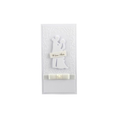 Kartka składana ślub ręcznie zdobiona DL Deco Styl Kartka składana ślub ręcznie zdobiona DL Deco Styl