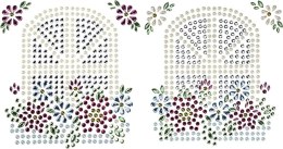 Kryształki Craft-Fun Series okna ze skrzyniami kwiatów mix Titanum (24MH03221)