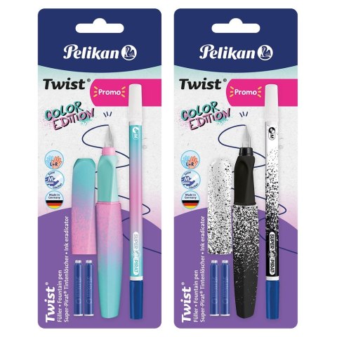 Pióro wieczne Twist COLOR EDITION + NABOJE + zmazywacz Pelikan (300010110) Pióro wieczne Twist COLOR EDITION + NABOJE + zmazywacz Pelikan (300010110)