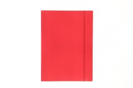 Teczka kartonowa na gumkę lakier A4 czerwony 400g Barbara (1823004)