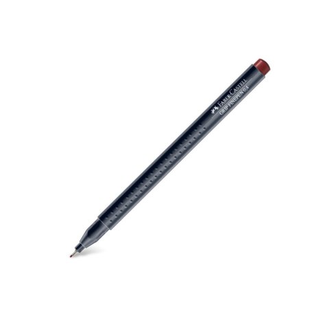 Cienkopis Faber-Castell Grip Finepen 0,4 brązowy (FC151687)