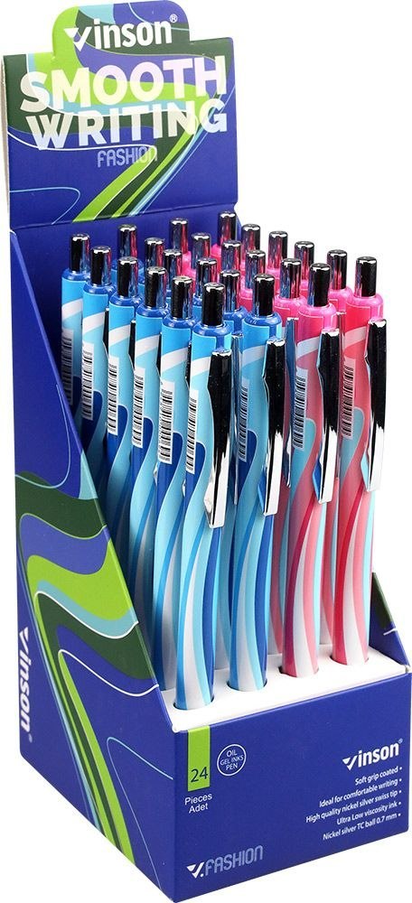 Długopis olejowy Fashion K35 wkład niebieski 0,7mm Vinson