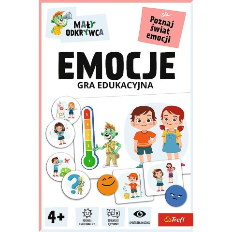 Gra edukacyjna Trefliki Mały odkrywca Gra emocja Trefl (02804) Gra edukacyjna Trefliki Mały odkrywca Gra emocja Trefl (02804)