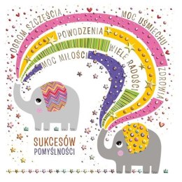 Kartka składana KW słonie II kw Henry (5905701488131)