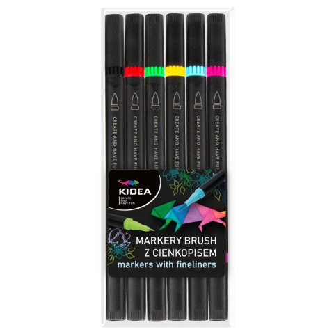 Marker permanentny mix okrągła końcówka Kidea (MBC6KKA) Marker permanentny mix okrągła końcówka Kidea (MBC6KKA)