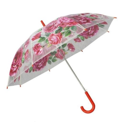 Parasol długa przezroczysta w kwiaty (SDA308) Parasol długa przezroczysta w kwiaty (SDA308)