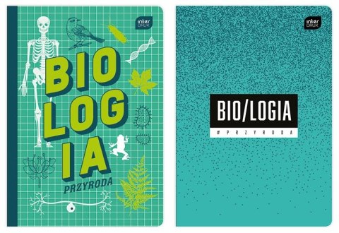 Zeszyt tematyczny BIOLOGIA A5 60k. 70g krata Interdruk (ZE60BIO)