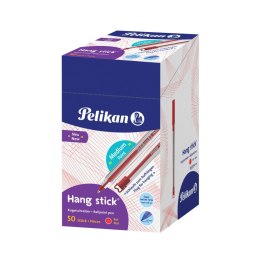 Długopis Hang Stick K86 czerwony 1,0mm Pelikan (400197416)