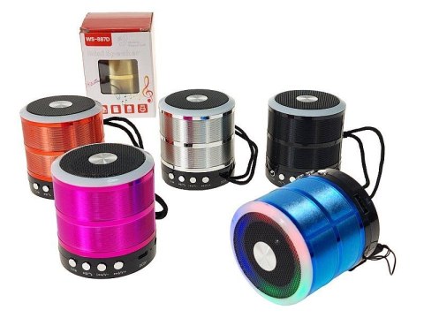 Głośnik okrągły 7x6,5cm, metalowy, Bluetooth, kabel USB Adar (617551) Głośnik okrągły 7x6,5cm, metalowy, Bluetooth, kabel USB Adar (617551)