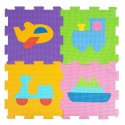Mata dla malucha piankowa pojazdy, 29x29cm Smily Play (SP84356)