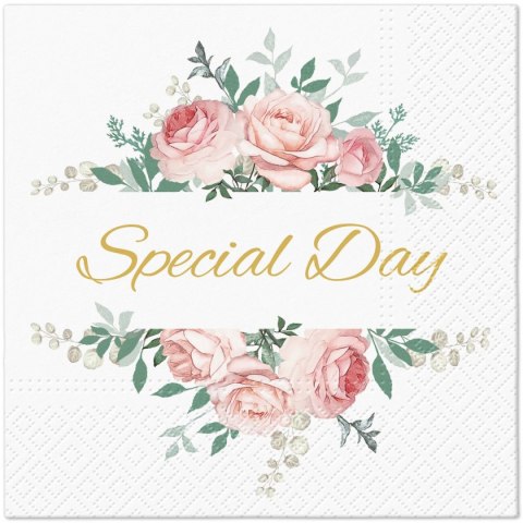 Serwetki Lunch Gorgeous composition mix nadruk bibuła [mm:] 330x330 Paw (SDL145300)