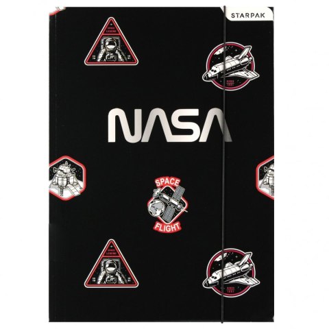 Teczka kartonowa na gumkę Nasa A4 mix Starpak (559721)